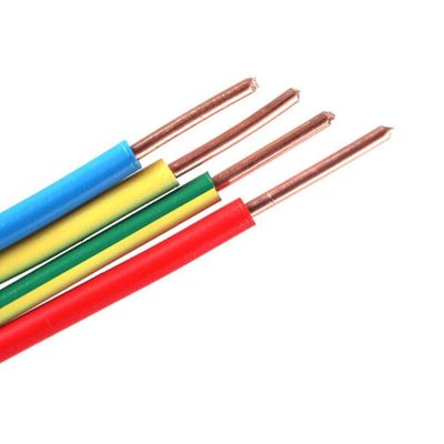 Προσαρμοσμένο χρώμα καλώδιο μόνωσης PVC για καλώδιο σπιτιού 450/750V BV/BVR 1.5mm 2.5mm 4mm 6mm