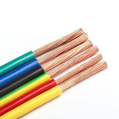 Μονό πυρήνα χαλκού PVC καλώδιο ρεύματος BVR 4mm Προσαρμόσιμο για οικιακή καλωδίωση