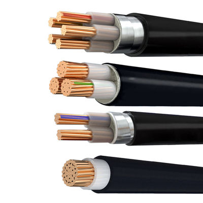 4 πυρήνες αγωγού χαλκού PVC καλώδιο μόνωσης 4*240mm για μετάδοση ισχύος 450V/750V