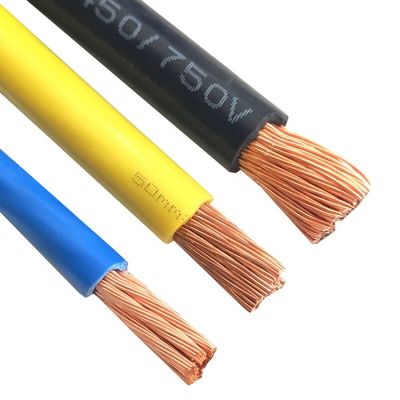 BVR PVC καλώδιο ηλεκτρικής ενέργειας μεμονωμένο προσαρμοσμένο μήκος πυρήνα καλώδιο PVC ενεργειακή απόδοση