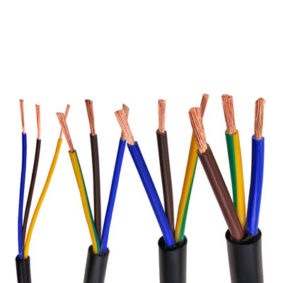 Ελαστικό καλώδιο μόνωσης PVC 2core 3core 4core 5core Υψηλή τάση 1.5mm 2.5mm 4mm Σύρμα