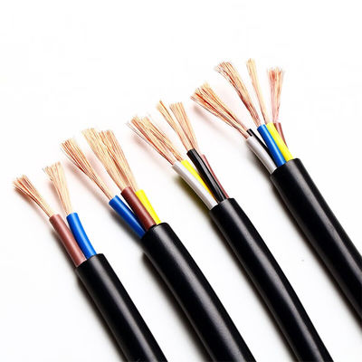 2.5mm RVV καλώδιο ρεύματος με ευέλικτη μόνωση PVC και ράβδους χαλκού αγωγού