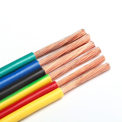 6mm AWG 6 Μονό πυρήνα κτίριο καλώδιο ηλεκτρικής ενέργειας PVC χαλκό μονωμένο γυμνό τύπο