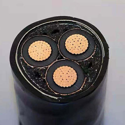 Κατασκευαστικό κτίριο 11kv 185mm x 3 Core XLPE PVC καλώδιο ηλεκτρικής ενέργειας 0,6/1kv Solid YJV YJLV