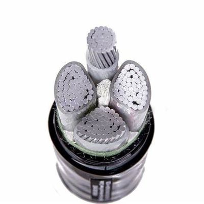 600mm2 NA2XY 1kv 4 Core XLPE Καλώδιο Αλουμινίου Διοδηγός XLPE θωρακισμένο καλώδιο