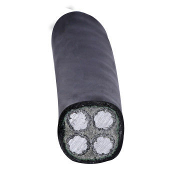 240 mm Αλουμίνιο XLPE 4 πυρήνες θωρακισμένο καλώδιο για βιομηχανική κατασκευή